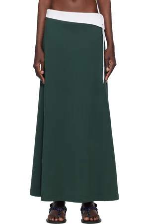 Julie Kegels Green Polo Maxi Skirt