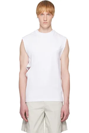 HELIOT EMIL White Pleistos Tank Top