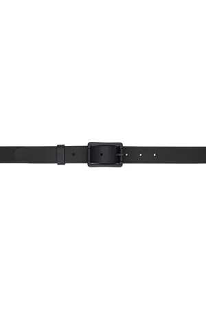 STUDIO NICHOLSON Black Leather Belt