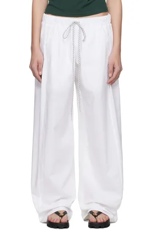 Julie Kegels White 50-50 Trousers