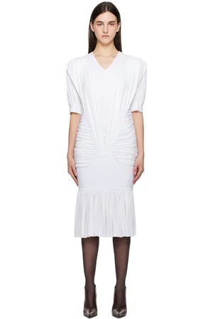 Nicklas Skovgaard White Amanda Midi Dress