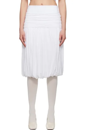 Nicklas Skovgaard White Petra Midi Skirt