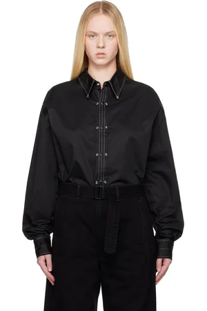 LEMAIRE Black Embellished Metal Shirt