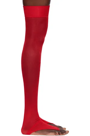 Julie Kegels Red Thong Socks