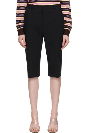 SANDY LIANG Black Melvin Capri Shorts