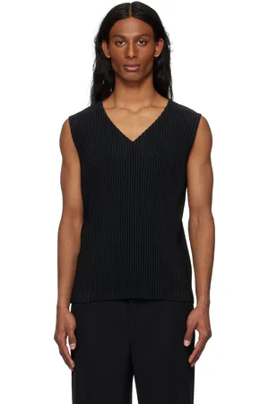 Issey Miyake Black Basics Tank Top