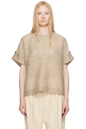 Issey Miyake Tan Papyrus T-shirt