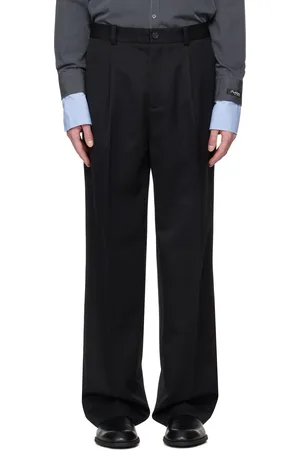 HAN Kjøbenhavn Black Boxy Suit Trousers