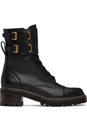 See by Chloé Black Mallory Boots