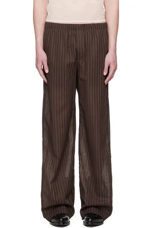 Ludovic De Saint Sernin Brown Boxer Trousers