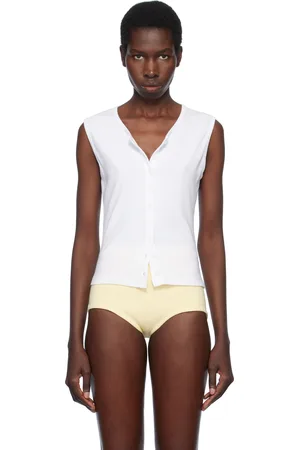 Gil Rodriguez White Sophie Sleeveless Top