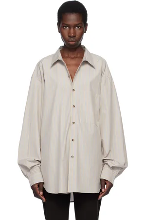 Gil Rodriguez Gray Big Button Up Shirt
