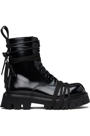 Moschino Black Biker Boots