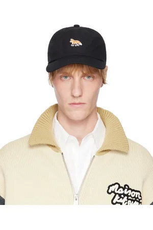 Maison Kitsuné Black Baby Fox Cap