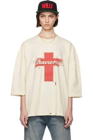 Willy chavarria Off-White Budweiserria Destroyed Buffalo T-shirt
