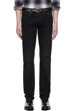 Tom Ford Black Stretch Straight Fit Denim Jeans