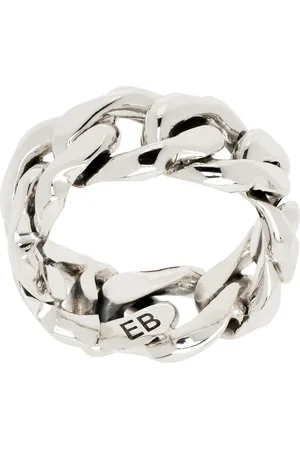 EMANUELE BICOCCHI Silver Large Chain Ring