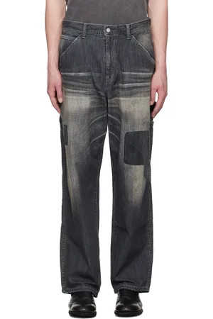 NEIGHBORHOOD Black Savage LW Painter Denim Jeans