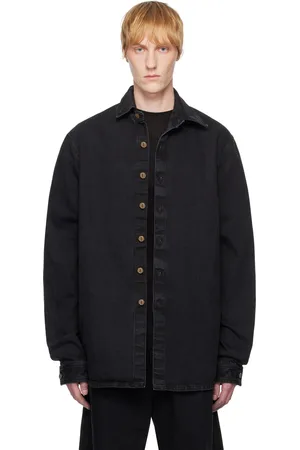 A DICIANNOVEVENTITRE Black Jane Denim Shirt