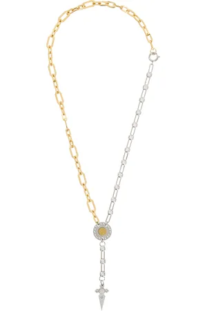 In Gold We Trust Gold & Silver Chapelet Rosary Necklace