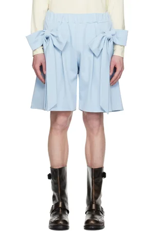 Andrej Gronau Blue Bow Sports Cargo Shorts