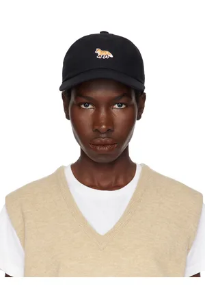 Maison Kitsuné Black Baby Fox Cap