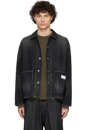 NEIGHBORHOOD Black Washed LW Coverall Denim Jacket