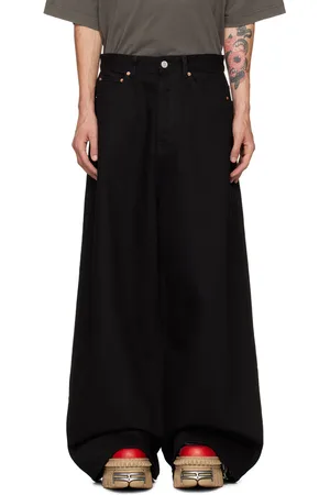 Vetements Black Big Shape Jeans