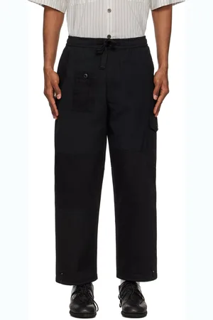 Maharishi Black 6087 Upcycled Loose Cargo Track Pants
