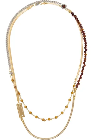 In Gold We Trust Gold & Silver Multiraw Necklace