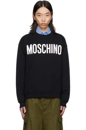 Moschino Black Printed-Logo Sweatshirt
