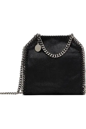 Stella McCartney Black Falabella Tiny Tote Bag