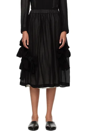 Comme des Garçons Black Bow Midi Skirt