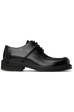 DRIES VAN NOTEN Black Leather Derbys
