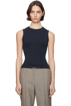 Flore Flore Navy Esmé Tank Top