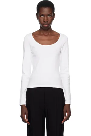 Flore Flore White Fem Longsleeve T-shirt