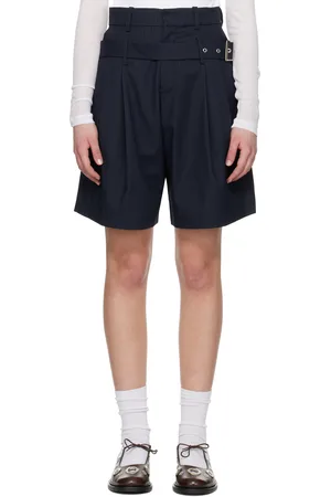 Charles Jeffrey Loverboy Navy Belted Edinburgh Shorts
