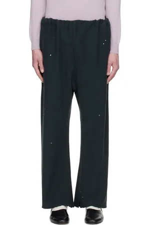 Maison Margiela Black Distressed Sweatpants