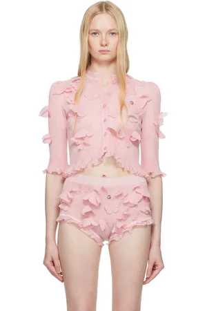 COPERNI Pink Knitted Butterfly Top