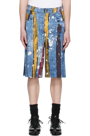 Charles Jeffrey Loverboy Navy & Blue Silky 