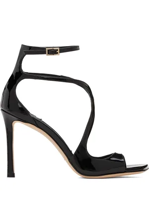 Jimmy Choo Black Azia 95 Heeled Sandals