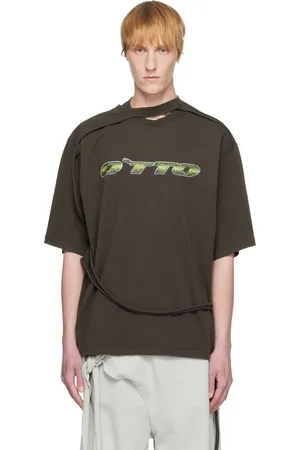 OTTOLINGER Brwon Oversized Flap T-shirt