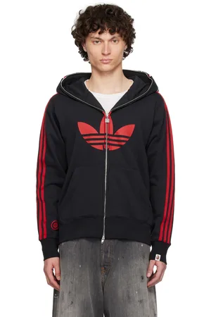 BAPE Black adidas Originals Edition Ultimate Shark Hoodie