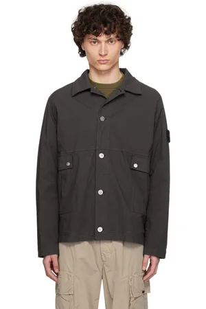 Stone Island Gray Mil-Spec Stretch Ripstop-TC Jacket