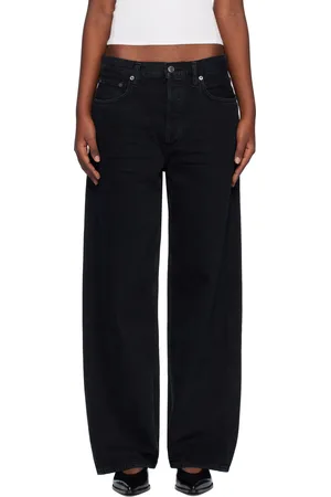 AGOLDE Black Low Slung Baggy 30.5 Jeans