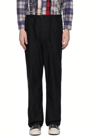 Pins & Needles Black String Fatigue Trousers