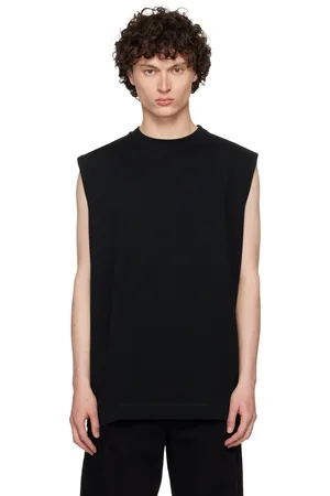 N. HOOLYWOOD Black Loose-Fit Tank Top