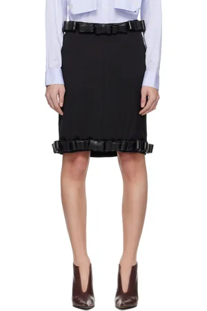 Hodakova Belt Bow Midi Skirt