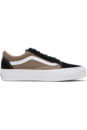 Vans Black & Taupe Premium Old Skool Sneakers