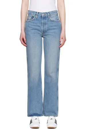 RE/DONE Blue High Rise Loose Jeans